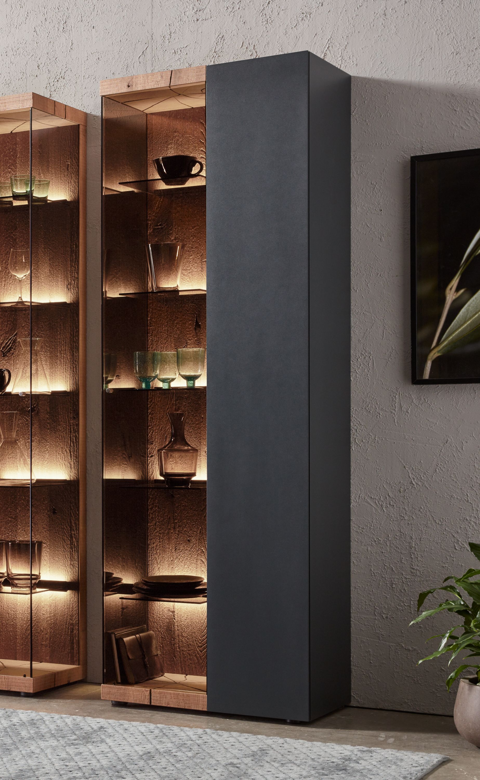 Vitrine hartmann VARA (BHT 72x207x39 cm) 916056