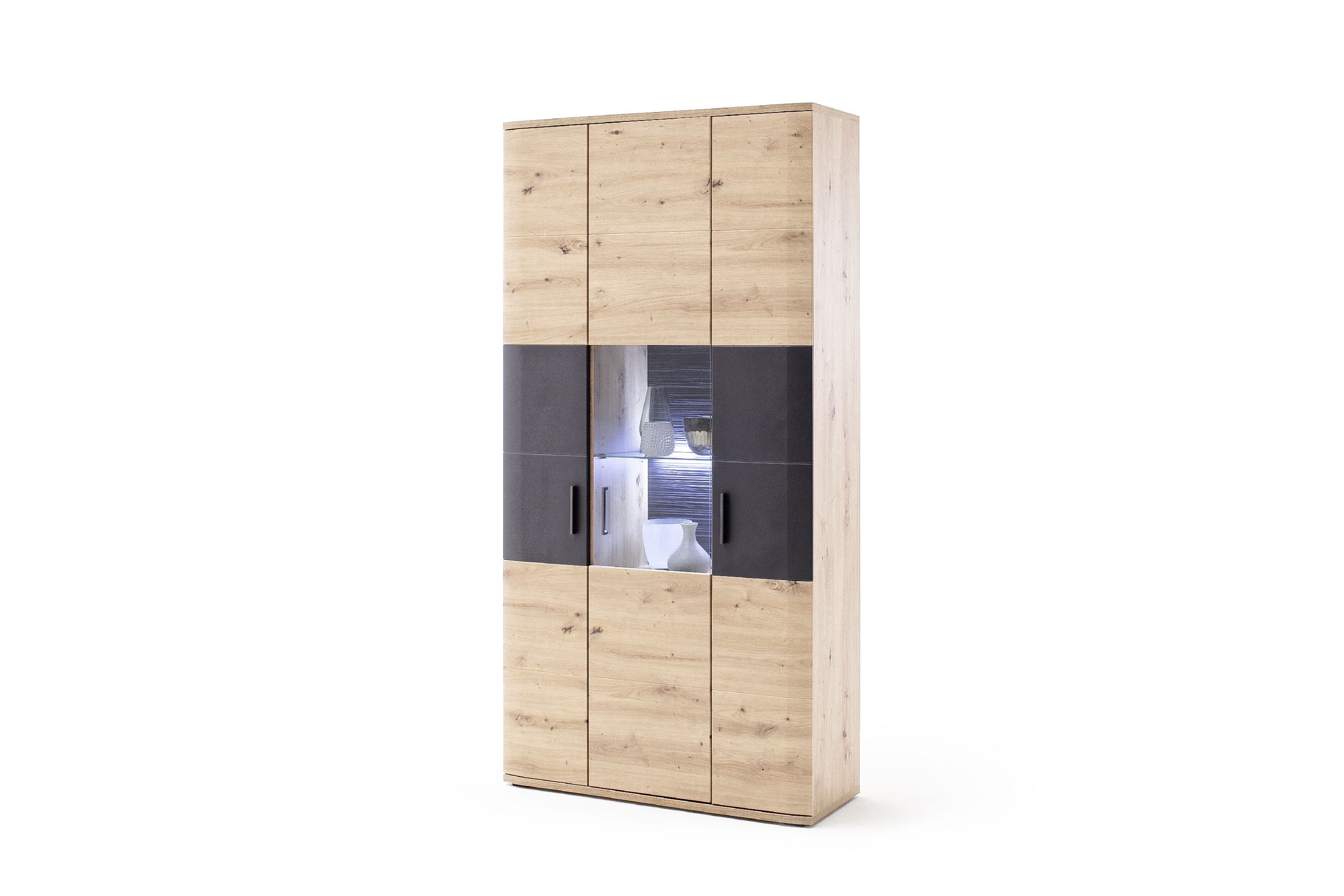 Vitrine HARPER MADANG (BHT 100x198x37 cm) 999971