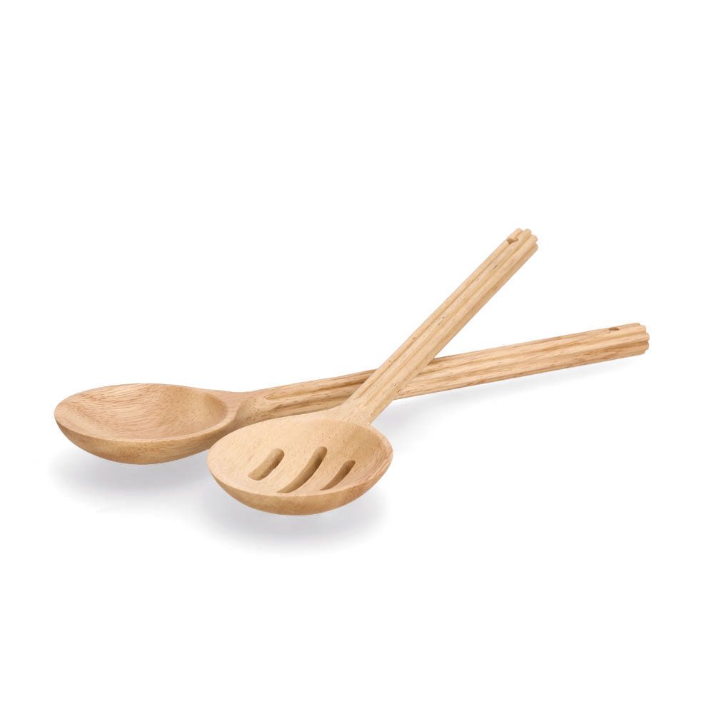 zeller Salatbesteck GUMMIBAUM (BHT 8x2x30.50 cm) 370450