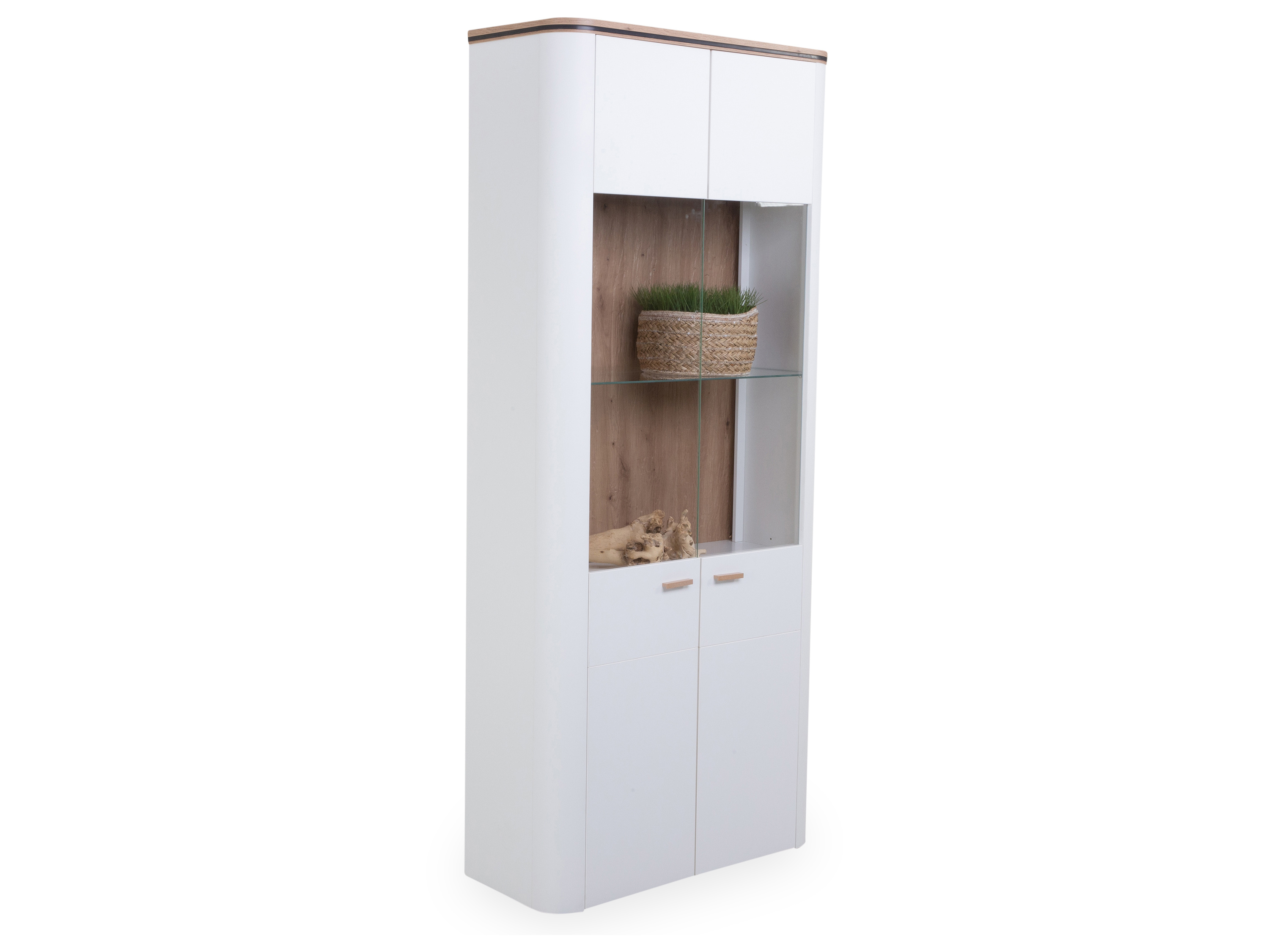 Vitrine SANSIBAR VISTRA (BHT 89x207x37 cm) 999974