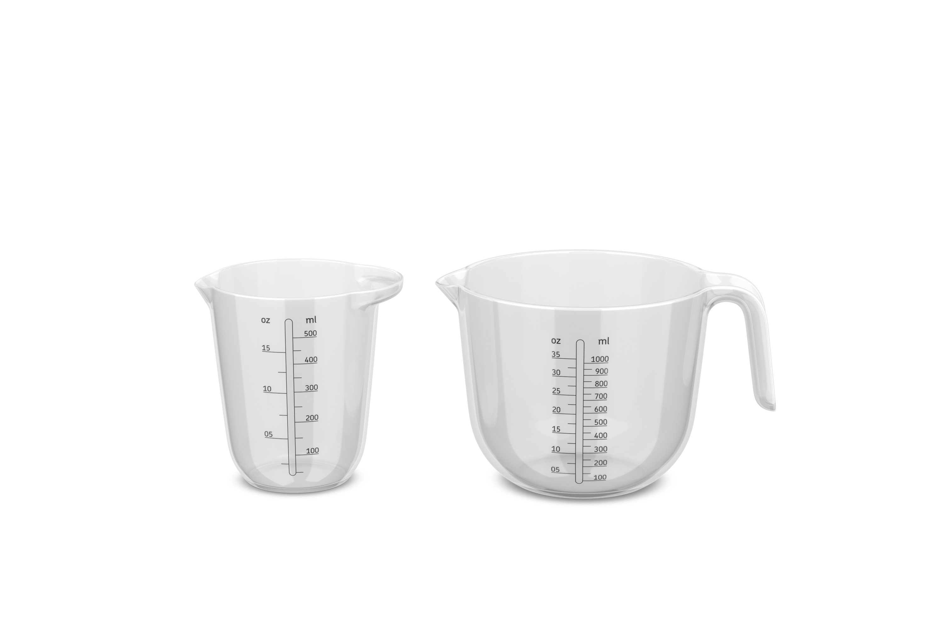 Mepal Transparent Messbecher-Set Chef It