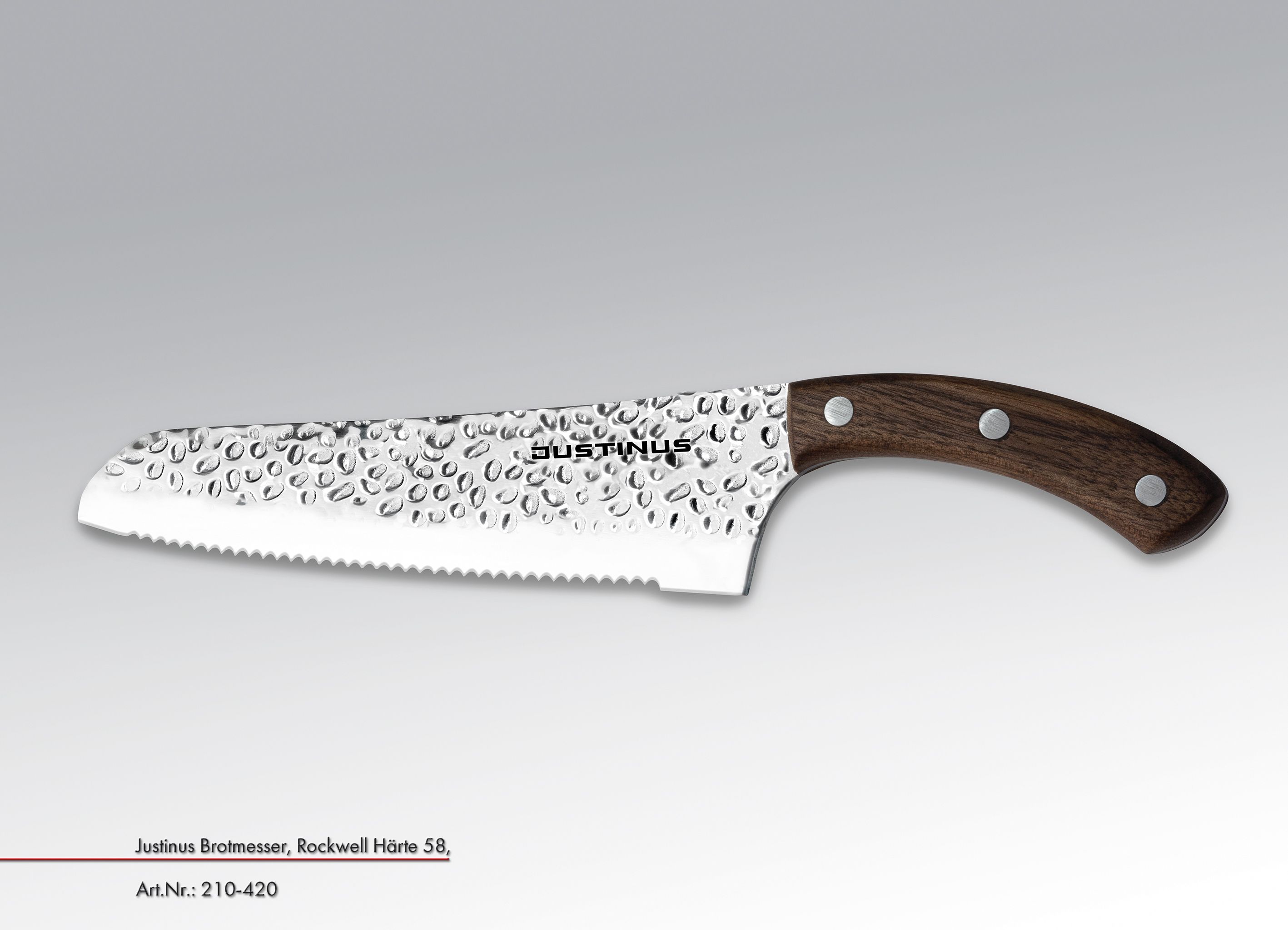 Brotmesser JUSTINUS (BHT 9x3.50x37.40 cm) 926310