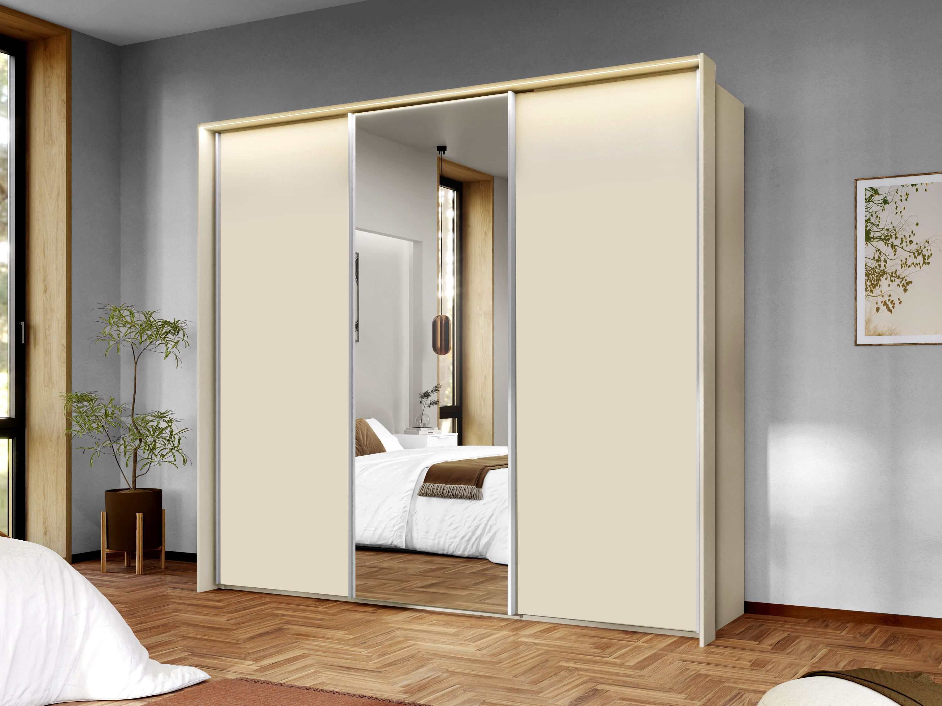 Kleiderschrank HARPER RAFHA (BHT 300x223x68 cm) 999971